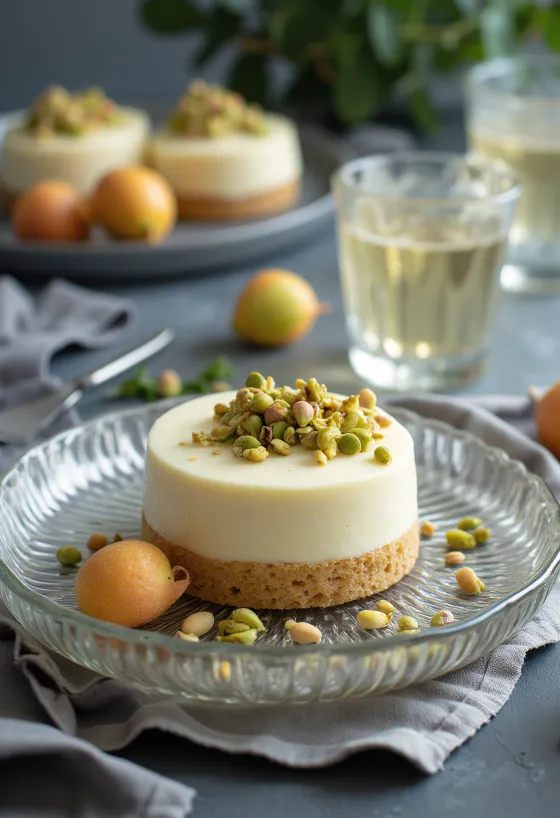 Торт с личи и белым шоколадом украшенный