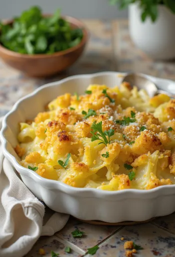 Веганская запеченная савойская капуста при подаче