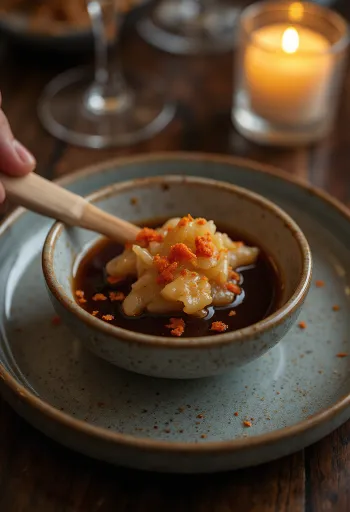 Азиатская имбирная глазурь при подаче